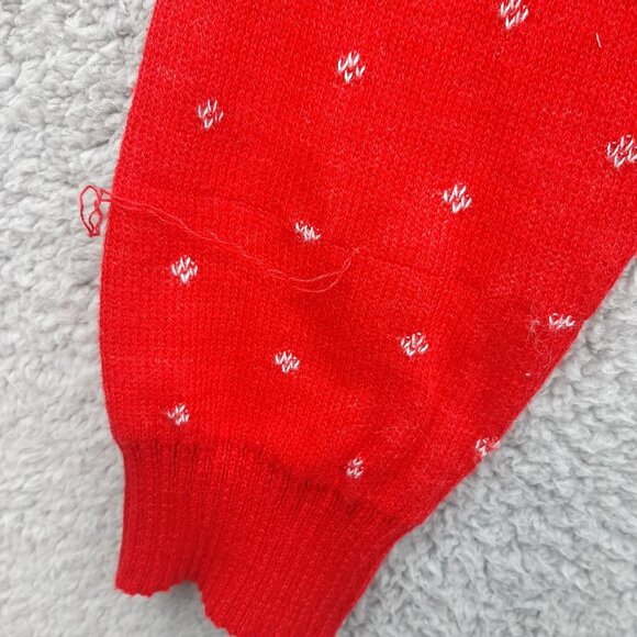 Disney Red Mickey Mouse Christmas Sweater Medium - Picture 7 of 7